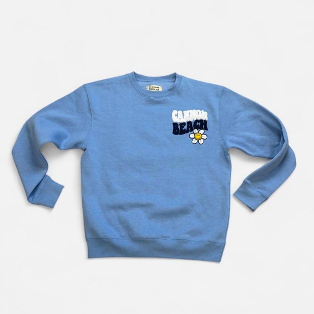 New York Popular Cannon Beach Oregon Crewneck Sweatshirt L